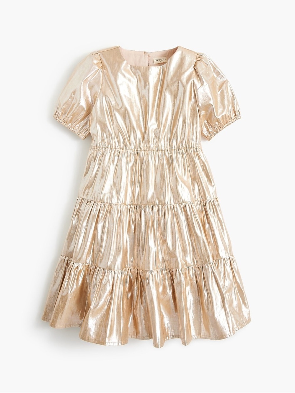 J. Crew crewcuts girls tiered shimmer dress
Size 5